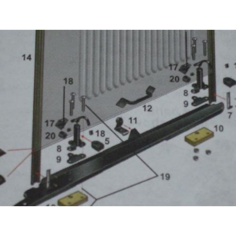 Fixador Capô 28 à 31 - Jogo