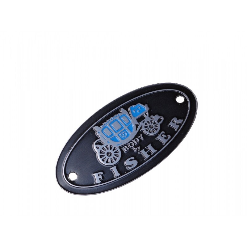 Plaqueta Emblema Body By Fisher Chevrolet Cadillac Pontiac Buick Oldsmobile
