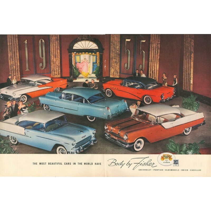 Plaqueta Emblema Body By Fisher Chevrolet Cadillac Pontiac Buick Oldsmobile