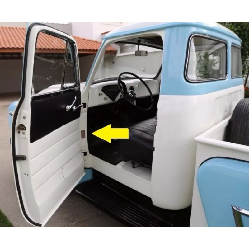 Plaqueta Chassi de Identificação Chevrolet Brasil 3100 58 à 63