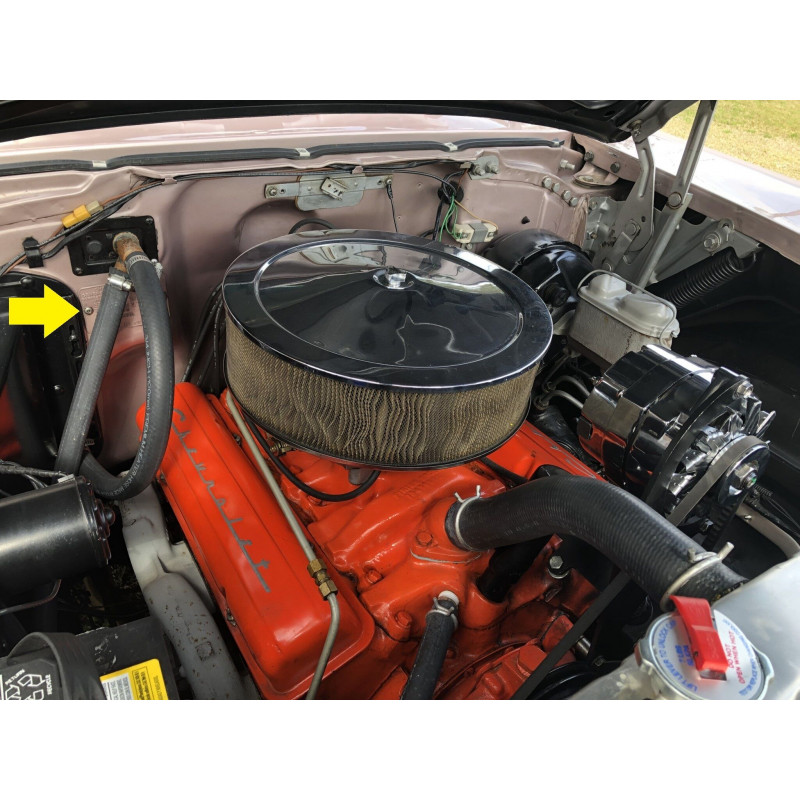 Plaqueta Cofre Motor Chevrolet 1942 a 1957 Bel Air 210 Fleet