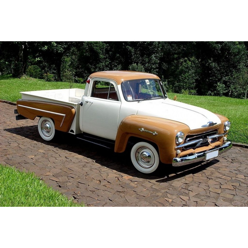 Plaqueta de Identificação Cabine Chevrolet Brasil 3100 1958 à 1962 Nova