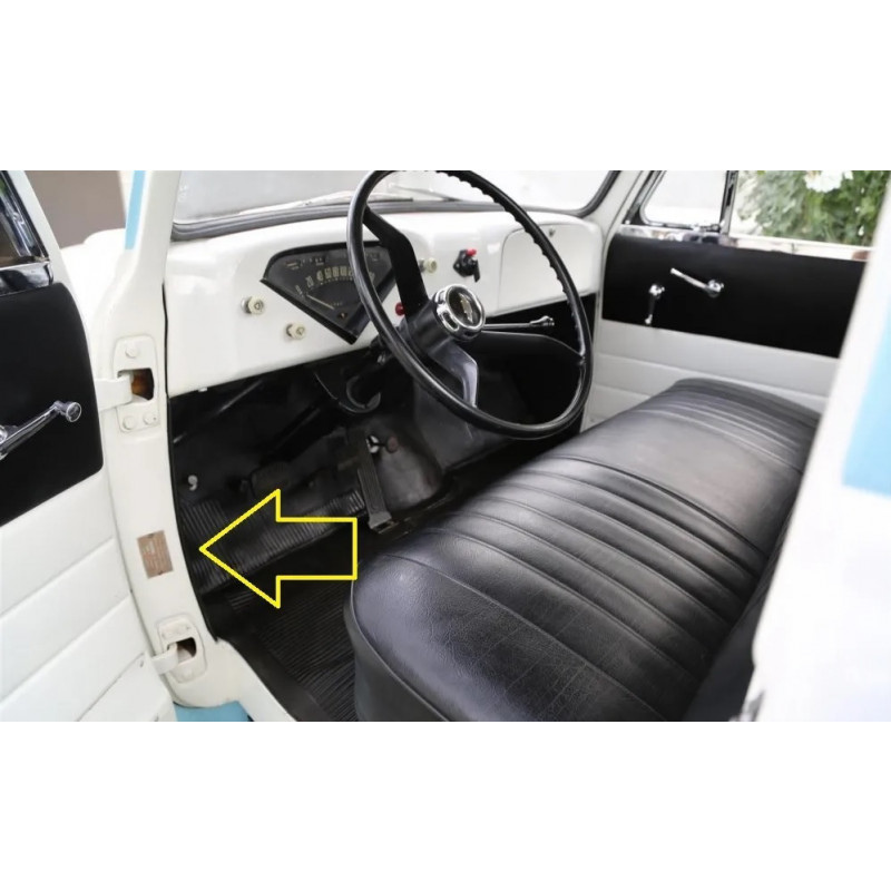 Plaqueta Identificação Cabine Caminhão Chevrolet Brasil 6500 1958 a 1963