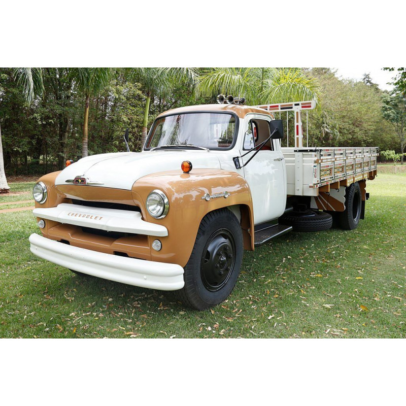 Plaqueta Identificação Cabine Caminhão Chevrolet Brasil 6500 1958 a 1963