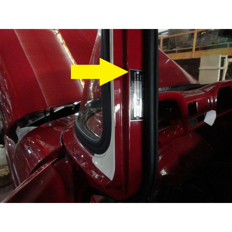 Plaqueta Identificação Chevrolet Automóvel e Pick Up Década 50 60