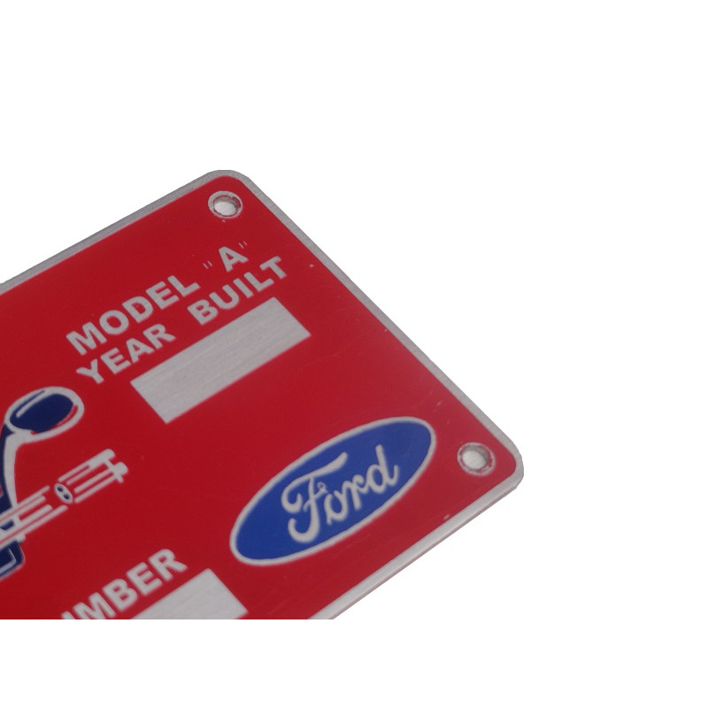 Plaqueta Identificação Chassis Ford Model A 1928 A 1931
