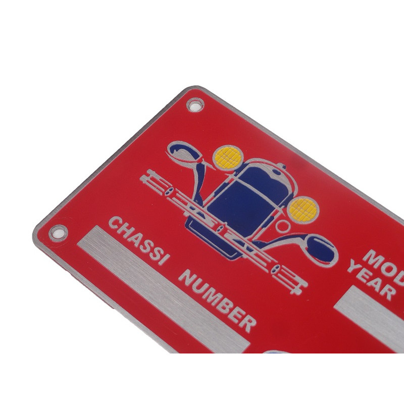 Plaqueta Identificação Chassis Ford Model A 1928 A 1931