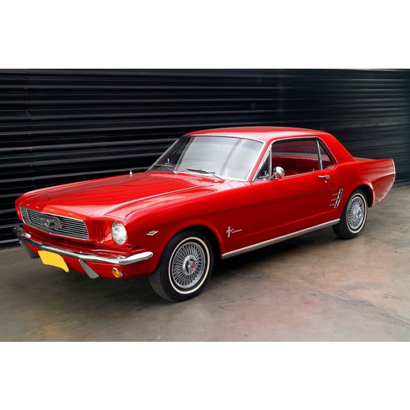 Plaqueta Identificação Chassi Ford Mustang 1966 1967 Gravada Baixo Relevo