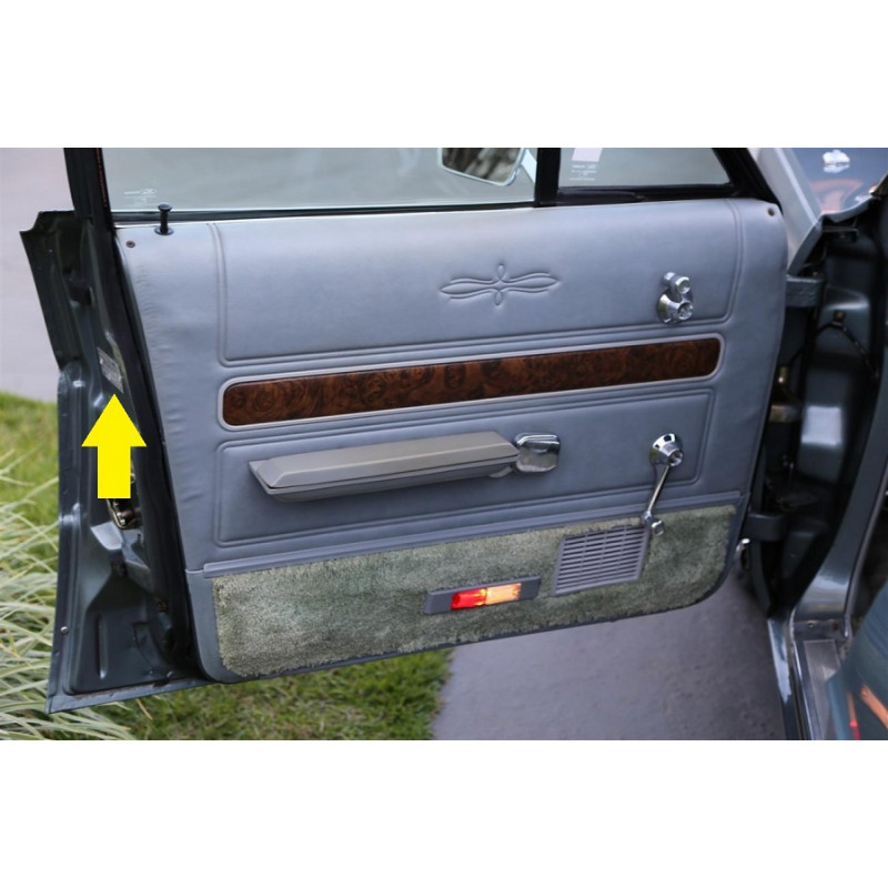 Plaqueta de Identificação Ford Galaxie LTD Landau com Gravaçao em Baixo Relevo