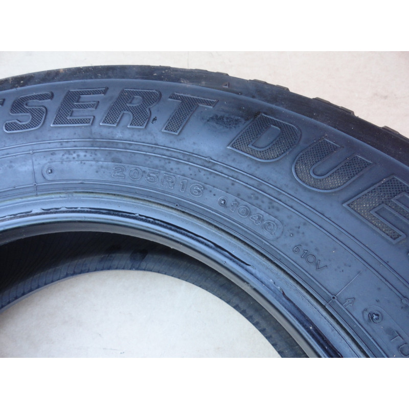 Pneus Bridgestone Desert Dueler 205 R16 Aro 16 Pick Up Par