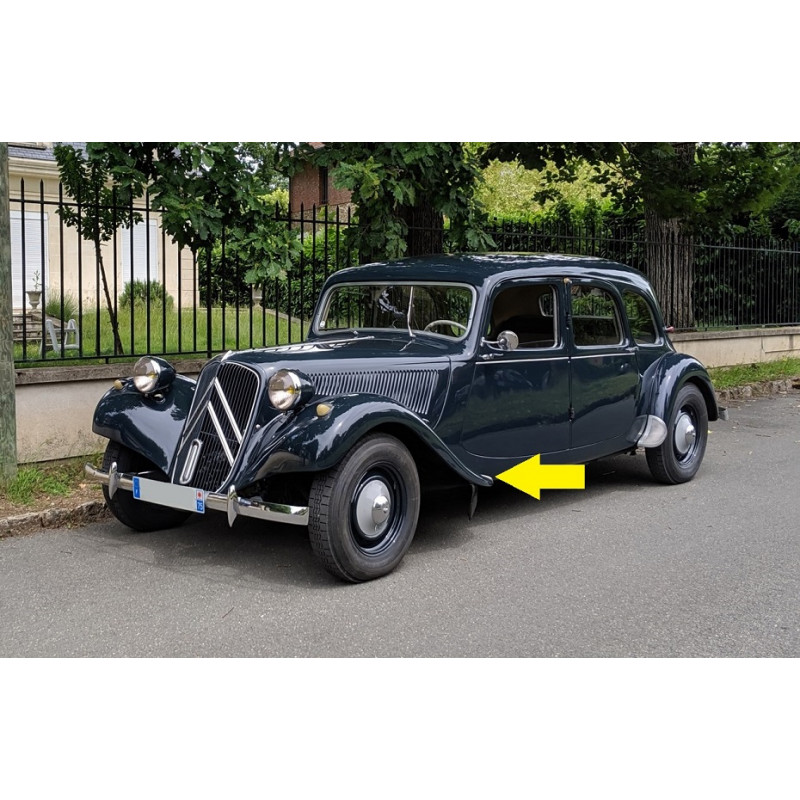 Polaina Paralama Dianteiro Esquerdo Citroen Traction Avant 1934 a 1957 Original Usado