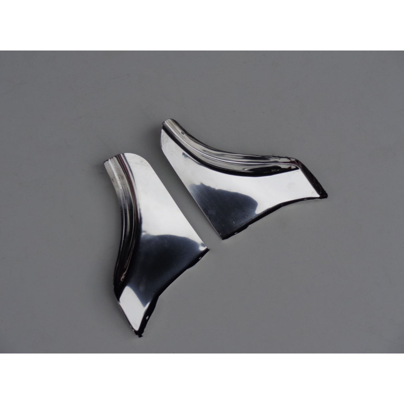 Polaina Saia Traseira Inox Chevrolet Bel Air Impala 1958 - Par