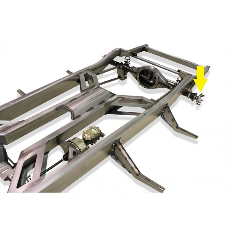 Ponta Eixo Traseira Esquerda Chevrolet Caminhão 3600 Boca de Sapo 1947 a 1953