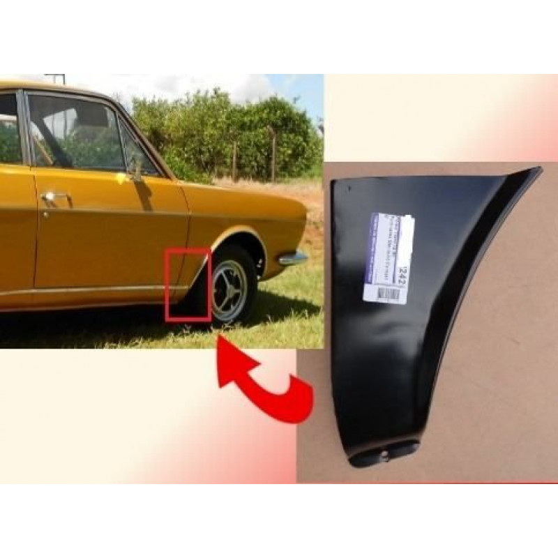 Ponta Traseira Paralama Dianteiro Corcel I Direito