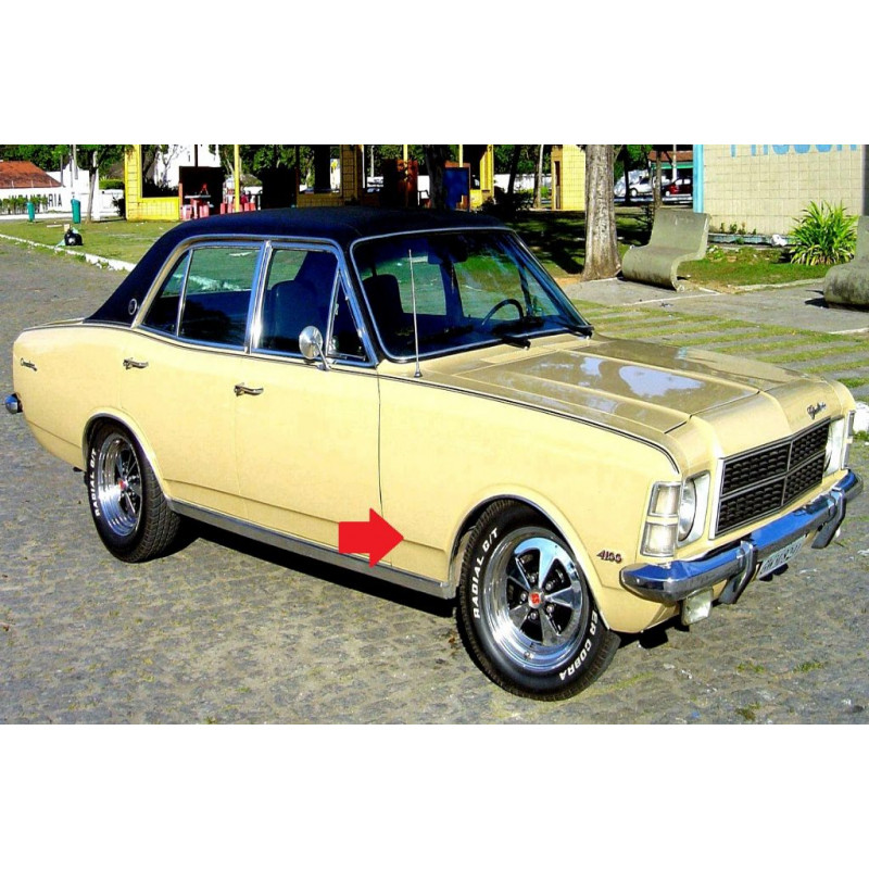 Ponta Traseira Paralama Dianteiro Direito Opala e Caravan 69 à 79 Novo