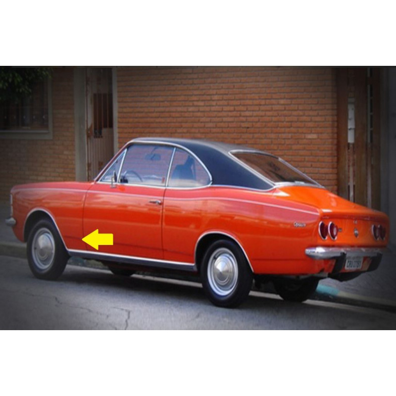 Ponta Traseira Paralama Dianteiro Esquerdo Opala e Caravan 69 à 79 Novo