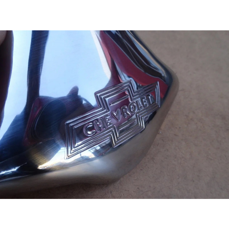 Ponteira Defletor Acabamento do Escapamento com Logo Chevrolet Em Inox