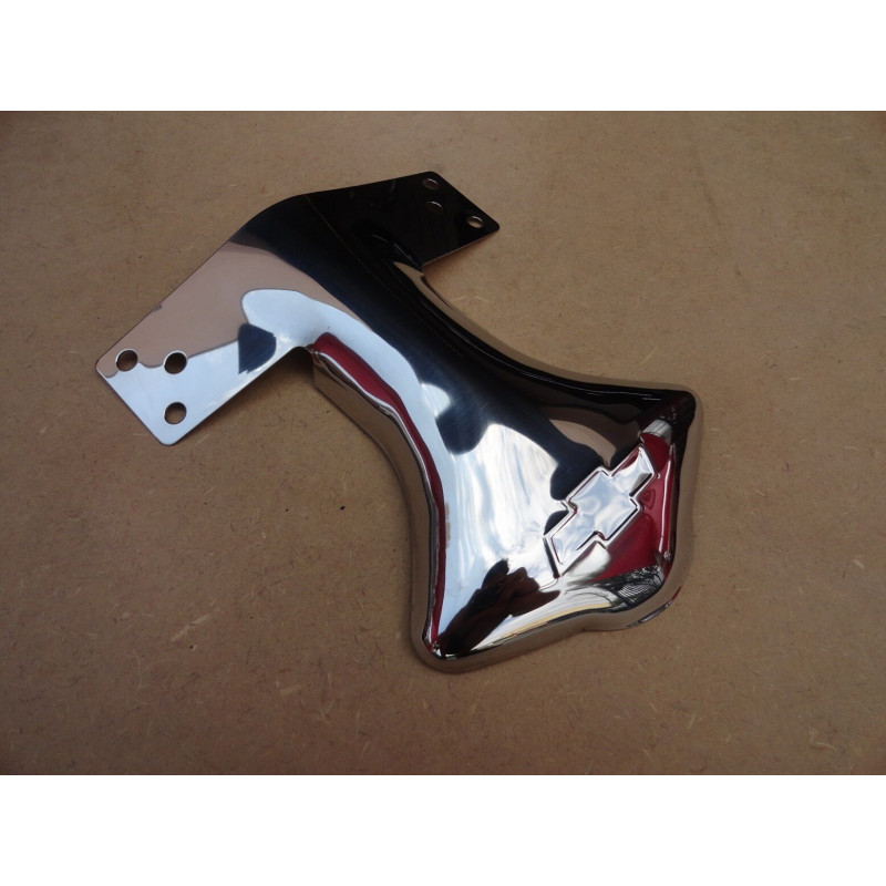 Ponteira Defletor do Escapamento Logo Chevrolet Inox Novo