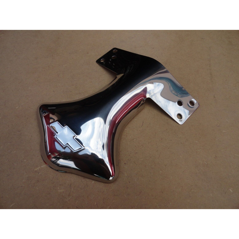 Ponteira Defletor do Escapamento Logo Chevrolet Inox Novo