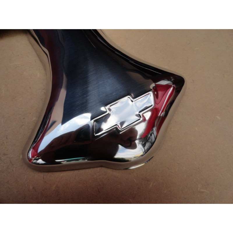 Ponteira Defletor do Escapamento Logo Chevrolet Inox Novo