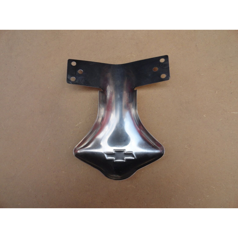 Ponteira Defletor do Escapamento Logo Chevrolet Inox Novo