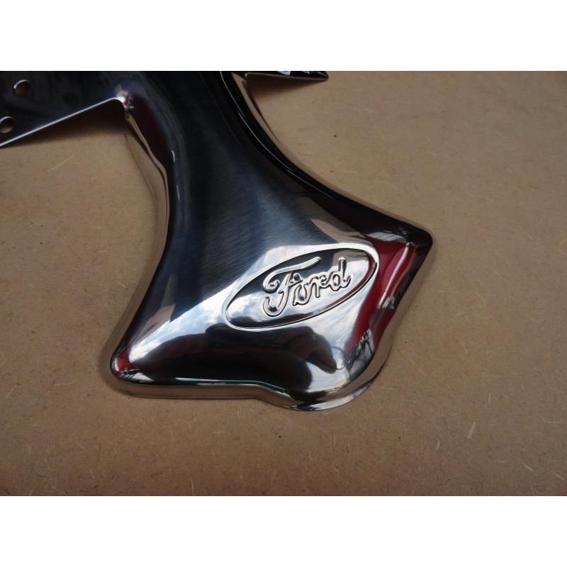 Ponteira Defletor do Escapamento Logo Ford Inox Novo