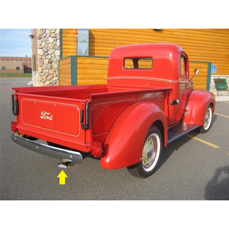 Ponteira Defletor do Escapamento Logo Ford Inox Novo