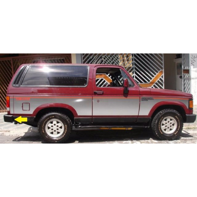 Ponteira Parachoque D-20 Veraneio Traseiro Direito