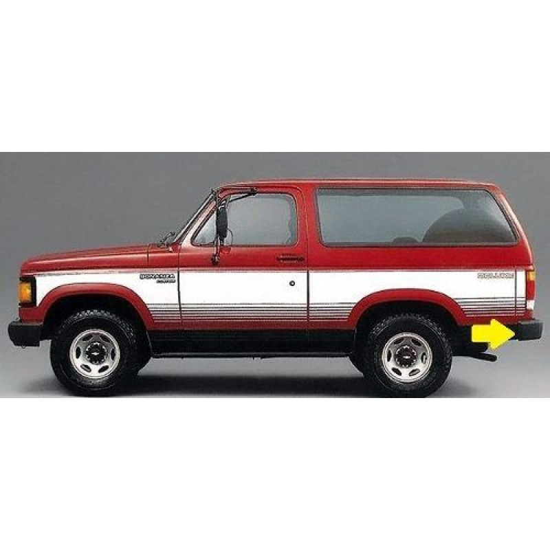 Ponteira Parachoque D-20 Veraneio Traseiro Esquerdo