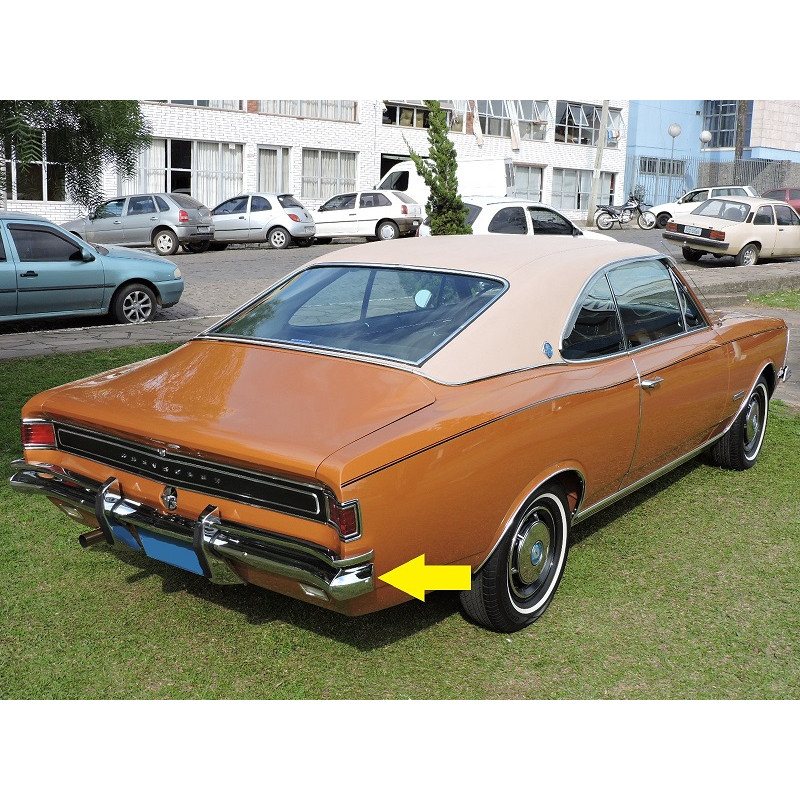 Ponteira Direita Parachoque Traseiro Opala até 1974 Original Usado