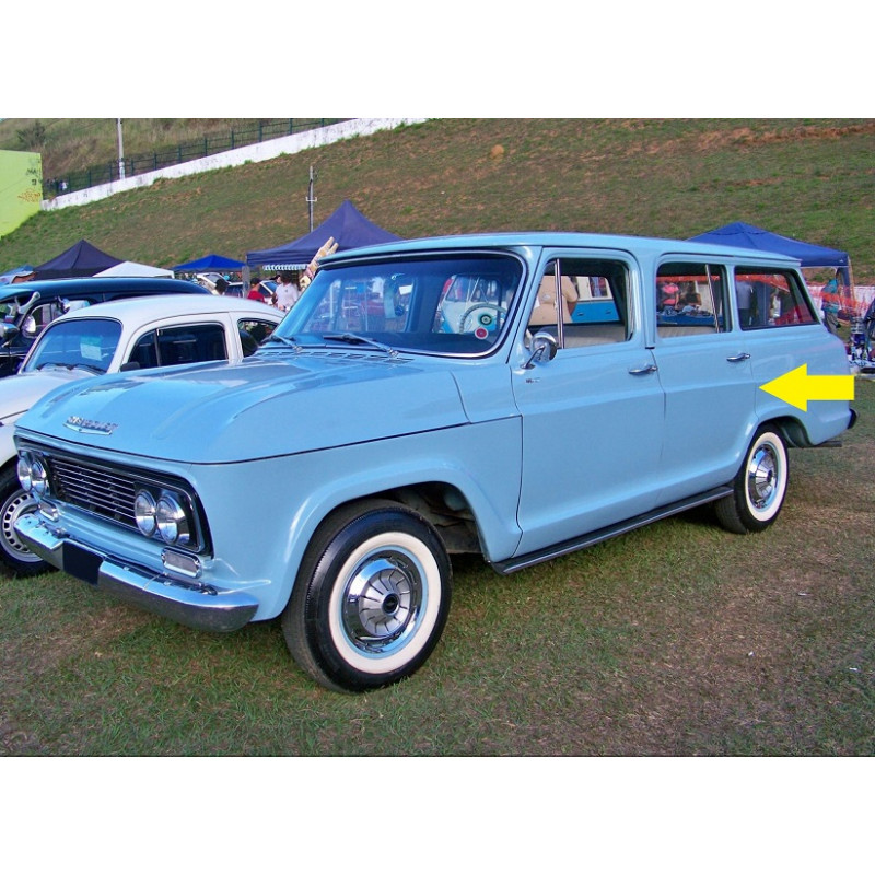 Porta Traseira Esquerda Veraneio Antiga 1964 a 1988 Original GM Nova