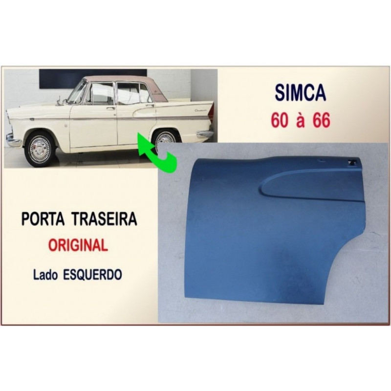Porta Traseira Simca 60 à 66 Esquerda Original