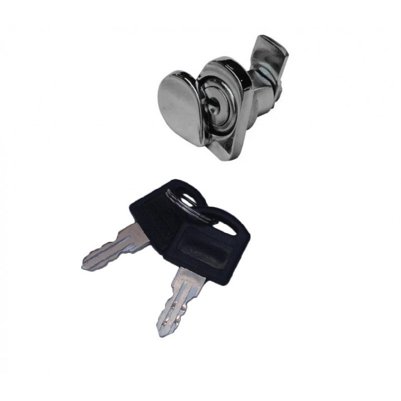 Trinco Fecho Cilindro Portinhola Tanque Chave Plástico Kombi Antiga até 1975