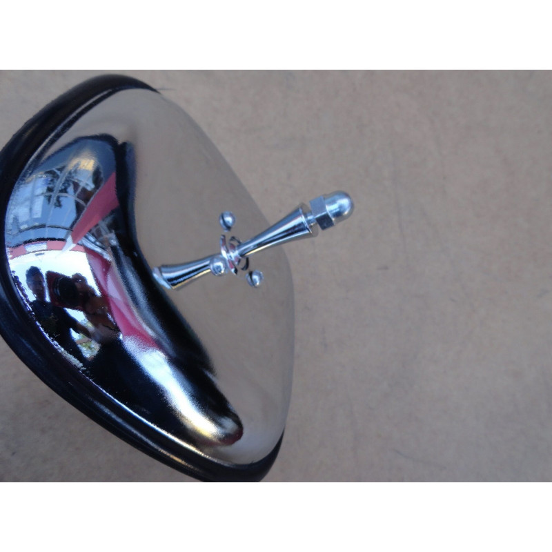 Retrovisor Externo Quadrado Cromado