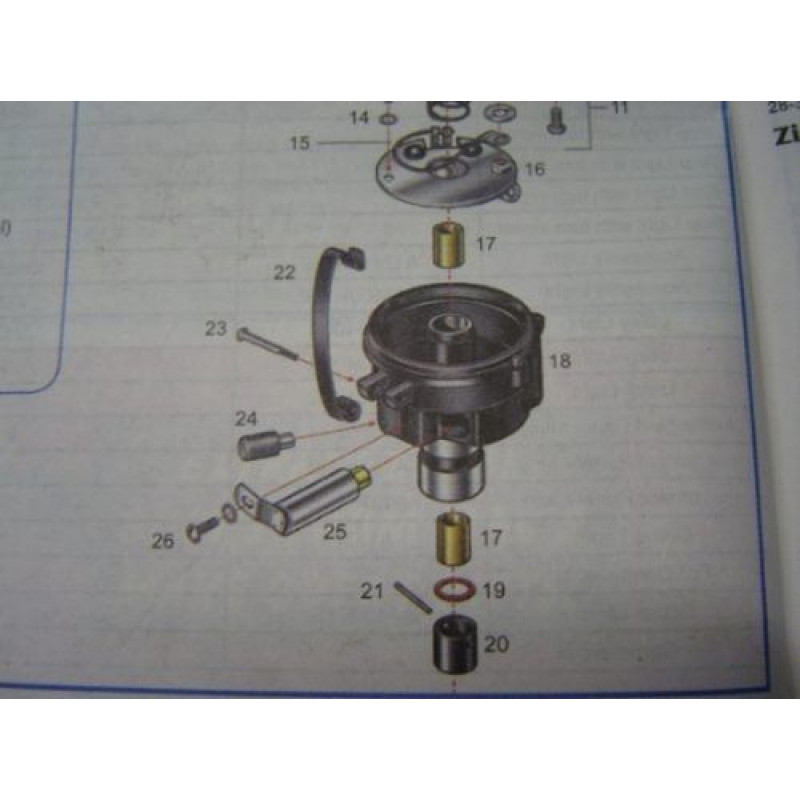 Peça Distribuidor Presilha Tampa Ford 28 à 34 