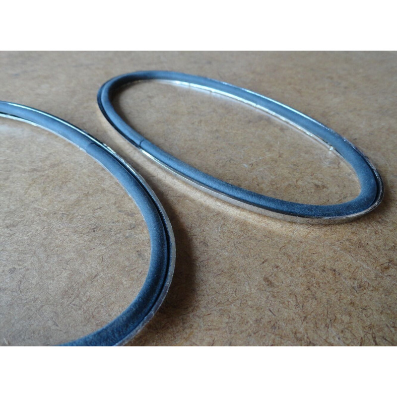 Aro da Lente da Lanterna Traseira Fusca 1200 1300 62 em Diante - Par