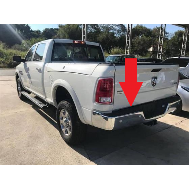 Pisadeira Protetor Parachoque Traseiro Dodge RAM 12 à 18 Original Quebrado