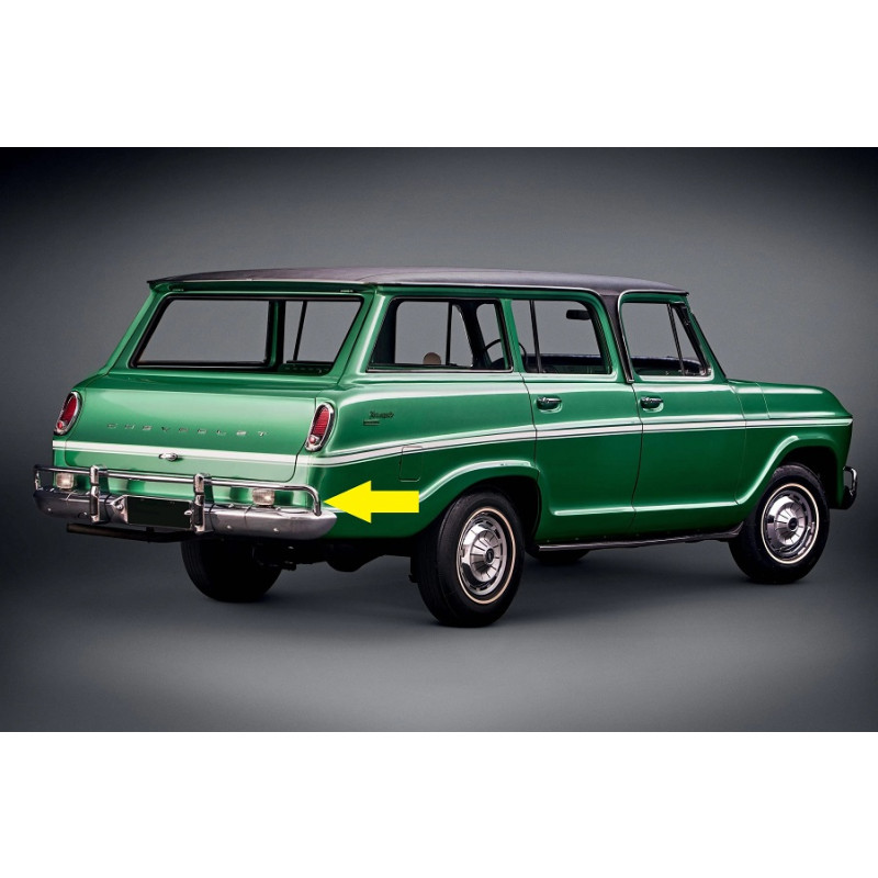 Puleiro e Batente Parachoque Dianteiro ou Traseiro Chevrolet Veraneio até 1988