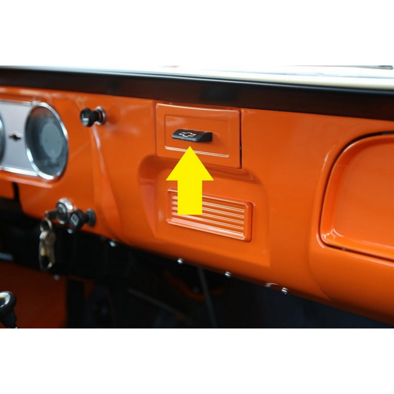 Puxador Cinzeiro C-14 C-15 C-10 Veraneio Caminhões 1964 a 1978 Preto