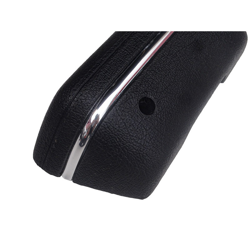 Puxador Porta Apoio Braço Opala 4 Portas até 1980 Preto com Friso - Jogo