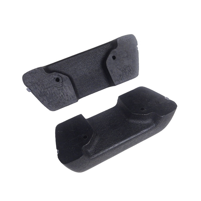 Puxador Porta Apoio Braço Opala 4 Portas até 1980 Preto com Friso - Jogo