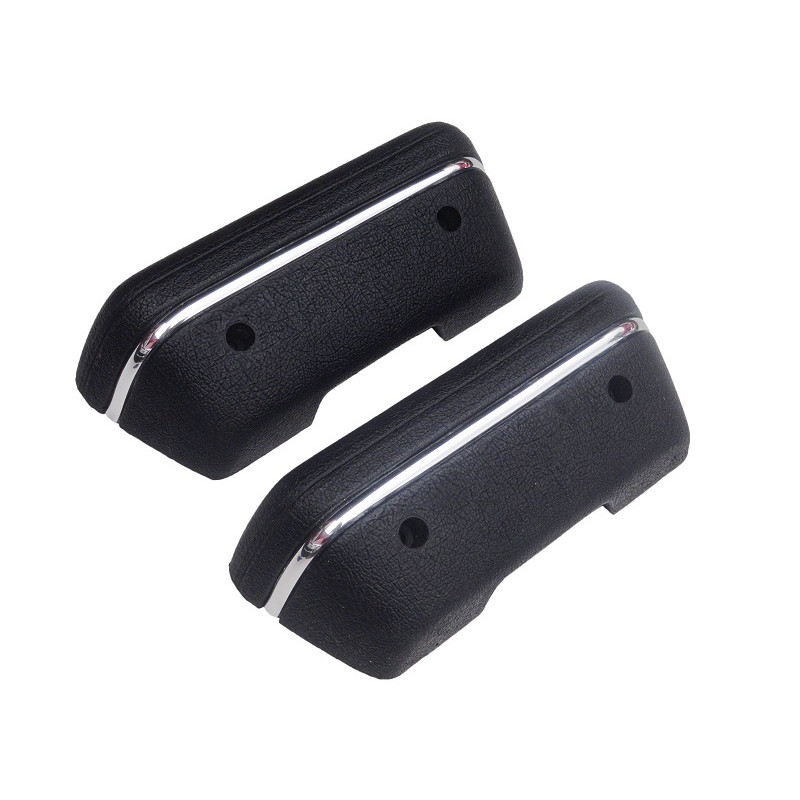 Puxador Porta Apoio Braço Opala Caravan até 1980 Preto com Friso - Par