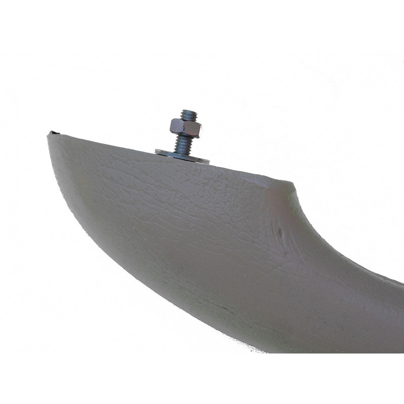 Puxador Porta Apoio Braço Fusca Até 1970 Marfim C/ Friso Par