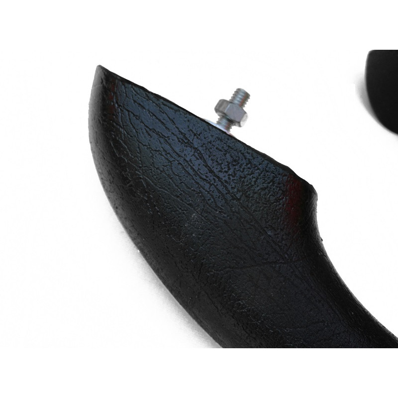 Puxador Porta Apoio Braço Fusca Até 1970 Preto C/ Friso Par