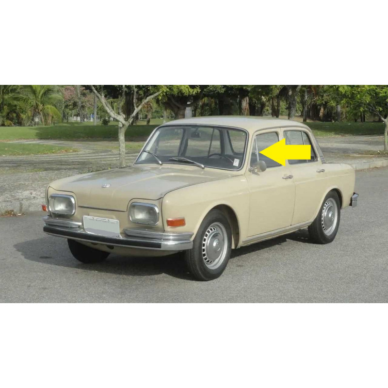Quadro do Quebra Vento Esquerdo Zé Caixão VW 1600 Original Usado