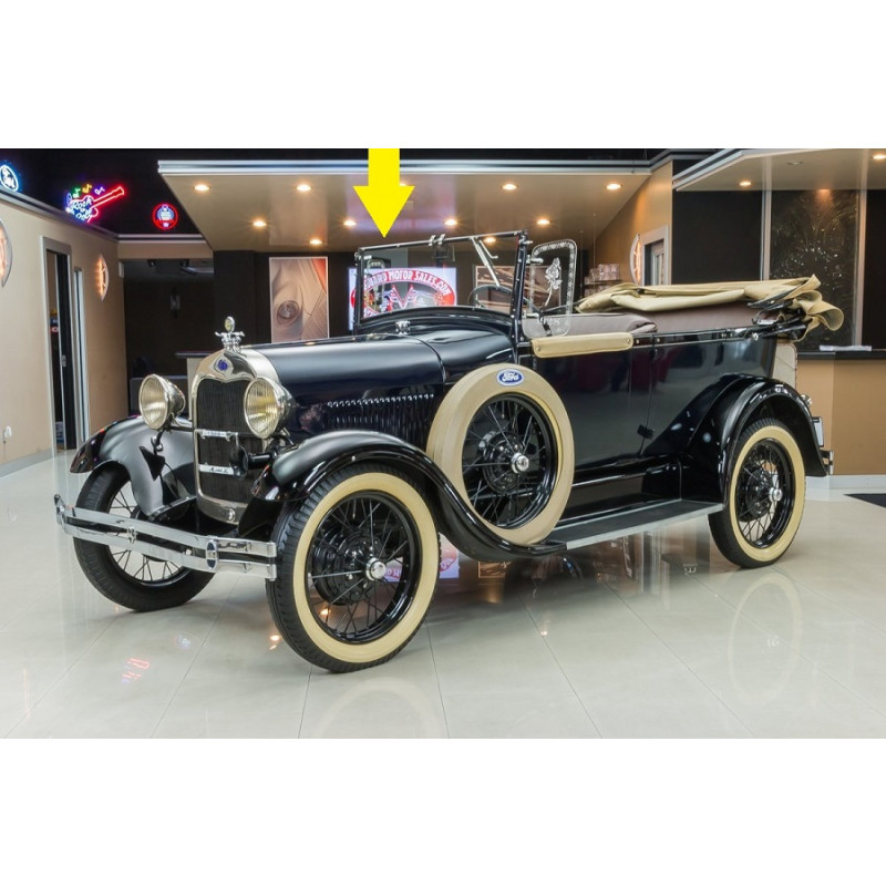 Quadro Vidro Parabrisa Ford Model A 1928 a 1931 Fordinho Carro Aberto Novo