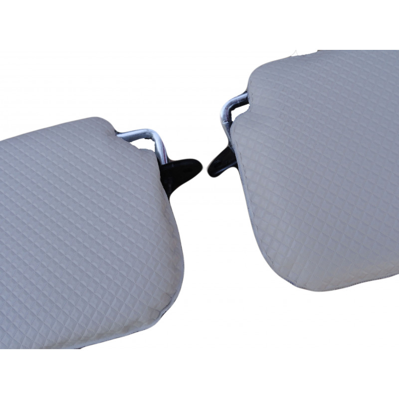 Quebra Sol Variant e TL 75 em Diante Preto e Branco C/Espelho Par 