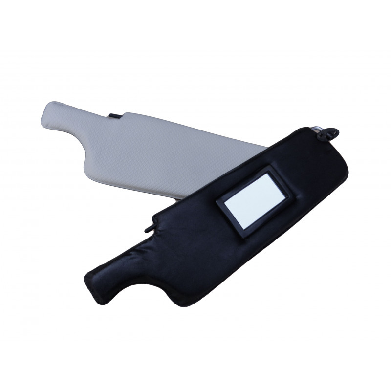 Quebra Sol Variant e TL 75 em Diante Preto e Branco C/Espelho Par 