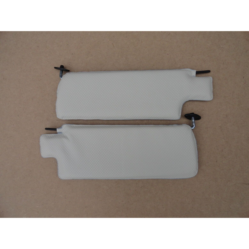 Quebra Sol Fusca 1978 a 1984 Branco e Preto - Par