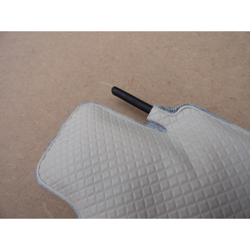 Quebra Sol Fusca 1978 a 1984 Branco e Preto - Par